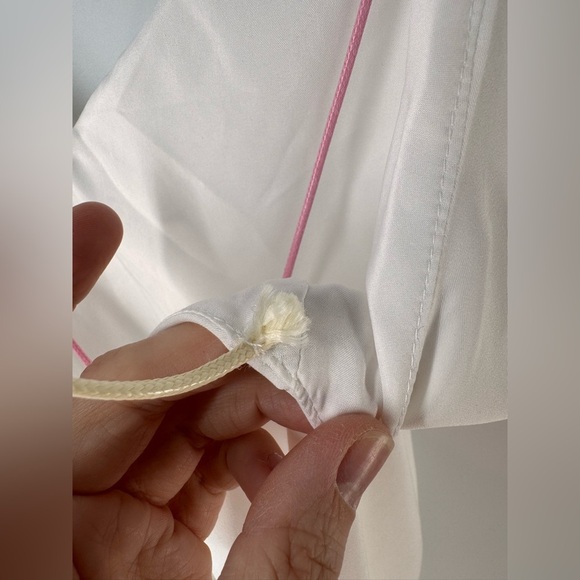 SUPERDOWN Breanna V-Neck Strappy Shift Mini Dress White Size Small - Picture 11 of 12